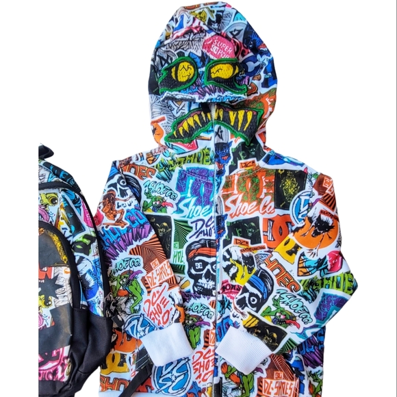 DC toddler MONSTER HOODIE matching SET RARE LIMITED EDITION - Picture 2 of 8